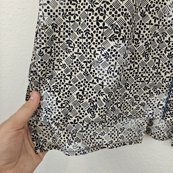 Marc By Marc Jacobs NWT Ink Multi Color Sleeveless Button Up Silk Blend Top S - Picture 4 of 12